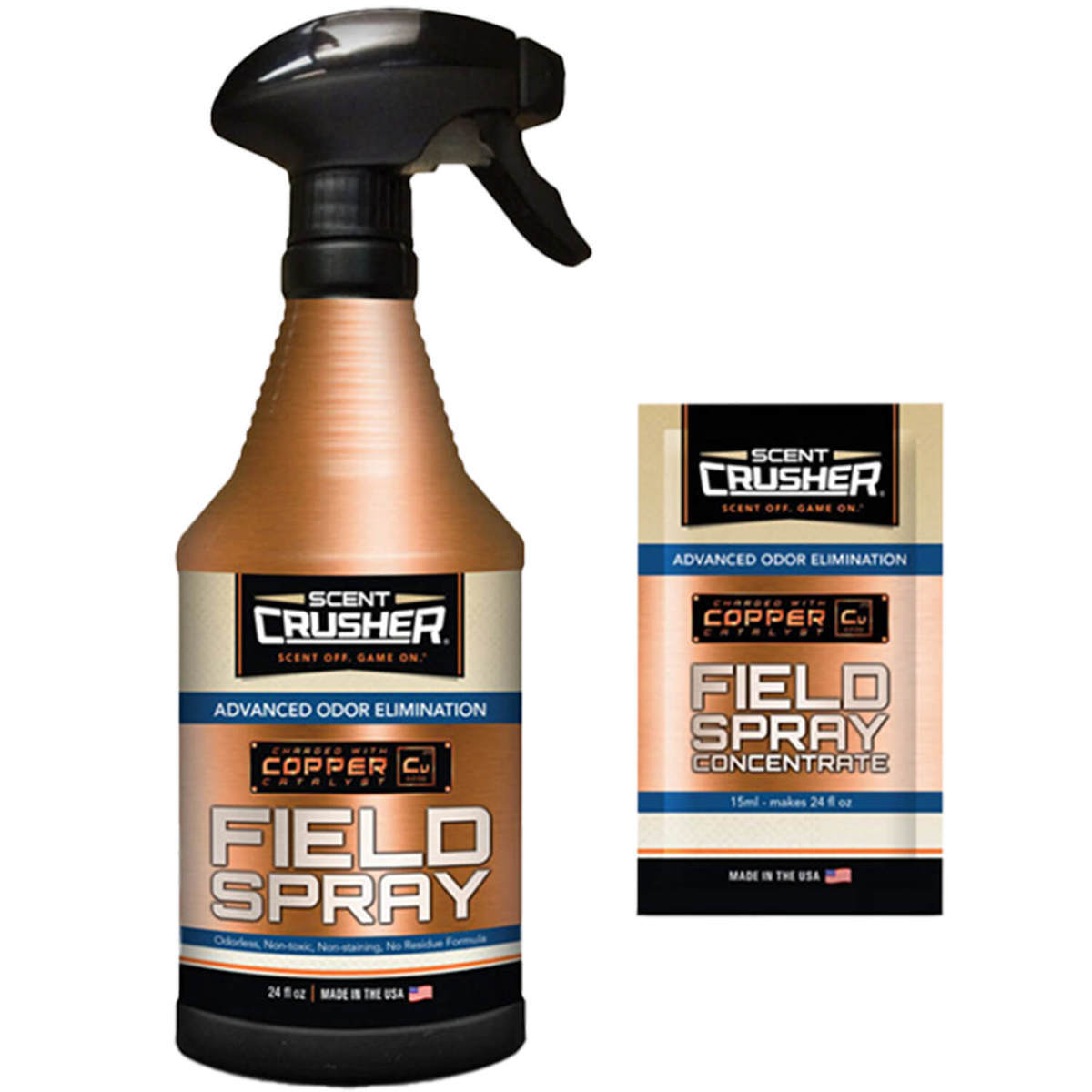 Scent Crusher Field Spray And Concentrate Pack - Copper/Black/White Scent Crusher Field Spray And Concentrate Pack - Copper/Black/White