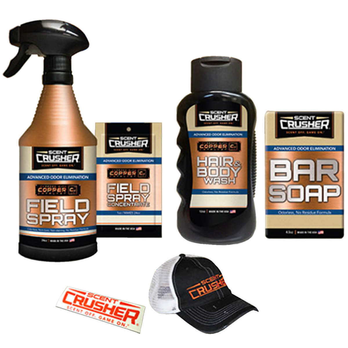 Scent Crusher Scent Control Value Pack - Copper/Black Blue/White Scent Crusher Scent Control Value Pack - Copper/Black Blue/White