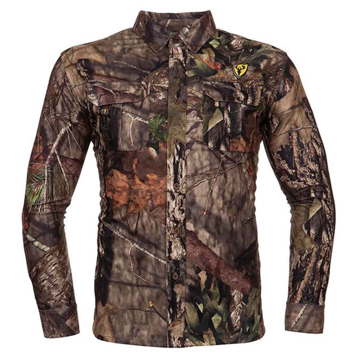 ScentBlocker Men's Mossy Oak Country Terratec Long Sleeve Shirt ScentBlocker Men's Mossy Oak Country Terratec Long Sleeve Shirt
