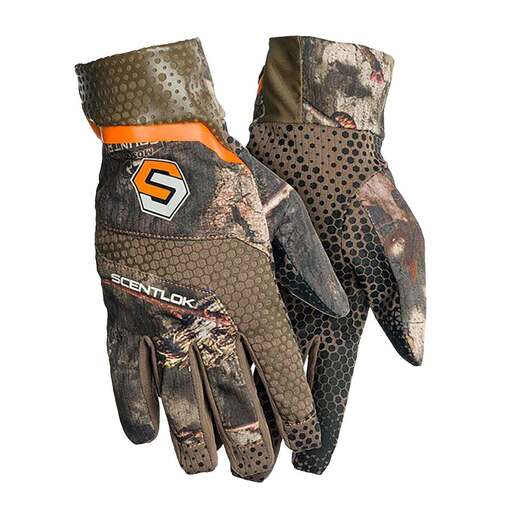 ScentLok Men’s Mossy Oak Country DNA Lightweight Shooters Hunting Gloves – Mossy Oak Country DNA L
