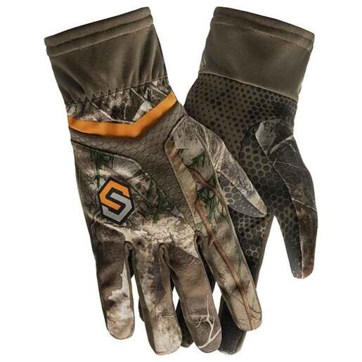 ScentLok Men's Realtree Edge Midweight Shooters Gloves - Realtree Edge M - Scentlok