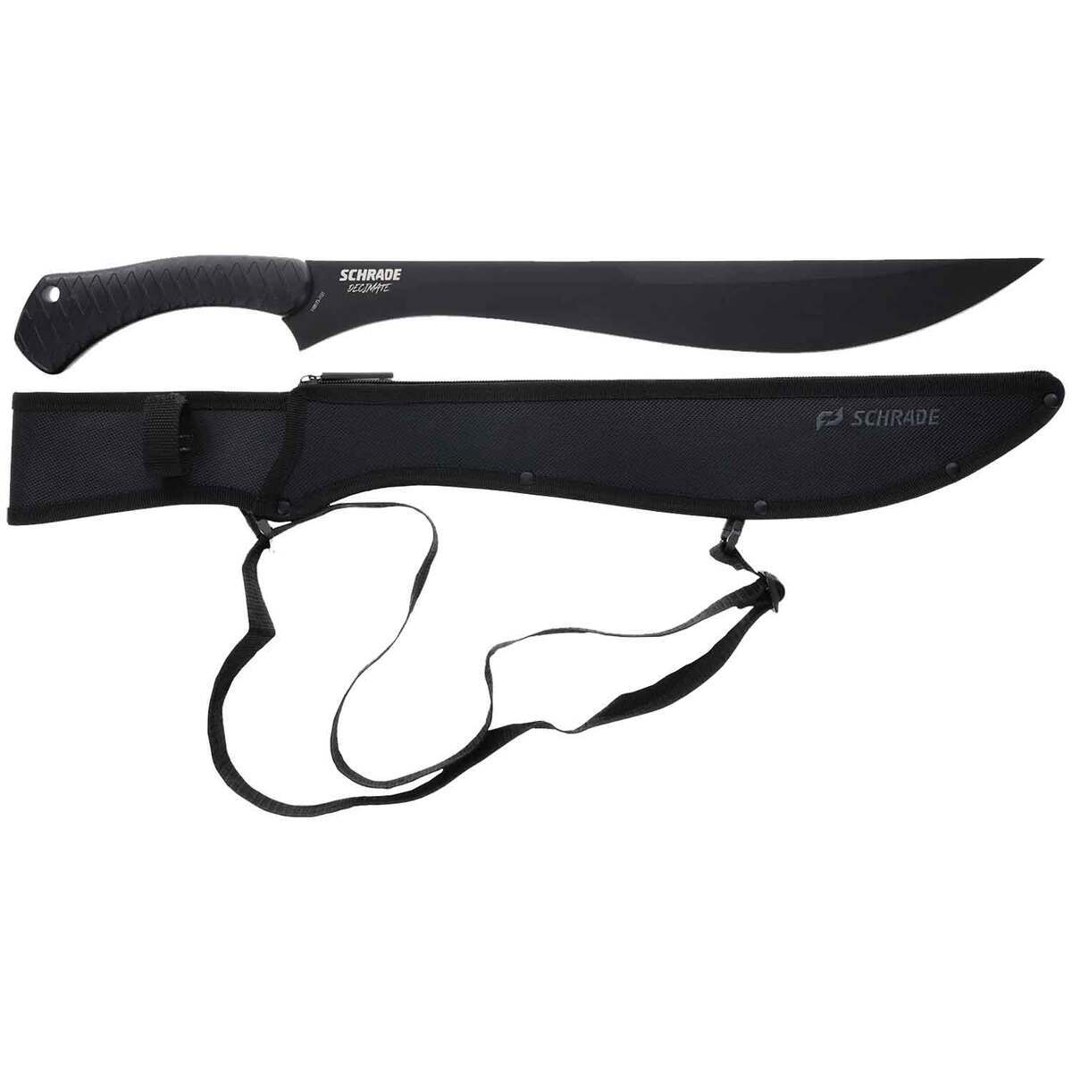 Schrade Decimate Brush Sword Machete - Black Schrade Decimate Brush Sword Machete - Black