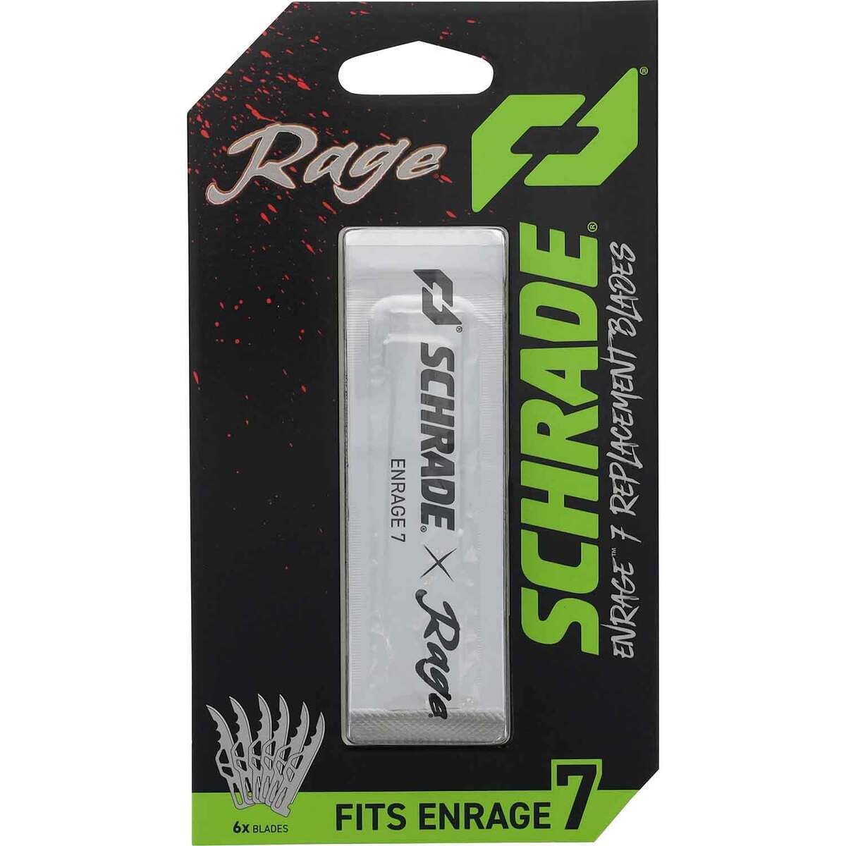 Schrade Enrage 7 2.63 inch Replacement Blades - 6 Pack - Silver Schrade Enrage 7 2.63 inch Replacement Blades - 6 Pack - Silver
