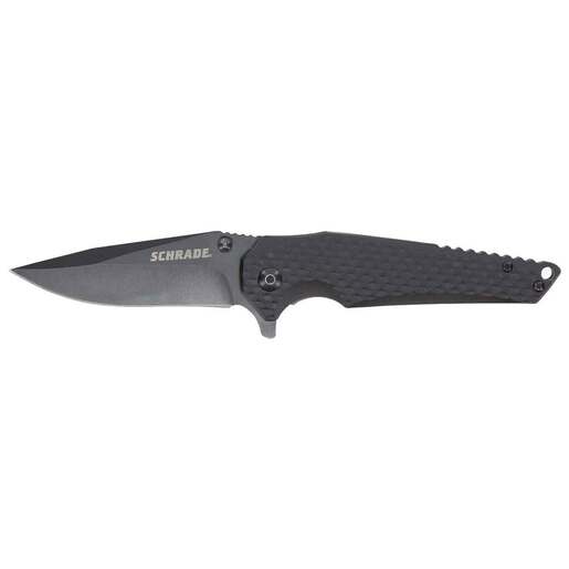 Schrade Fanatic Folder 3.25 inch Folding Knife – Black