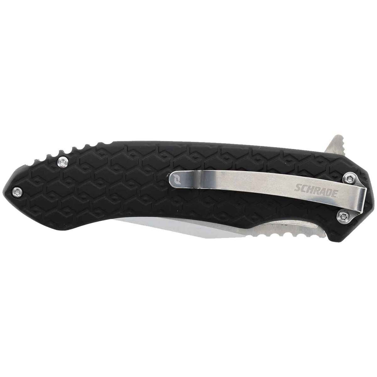Schrade Scramble 3.5 inch Folding Knife - Black Schrade Scramble 3.5 inch Folding Knife - Black