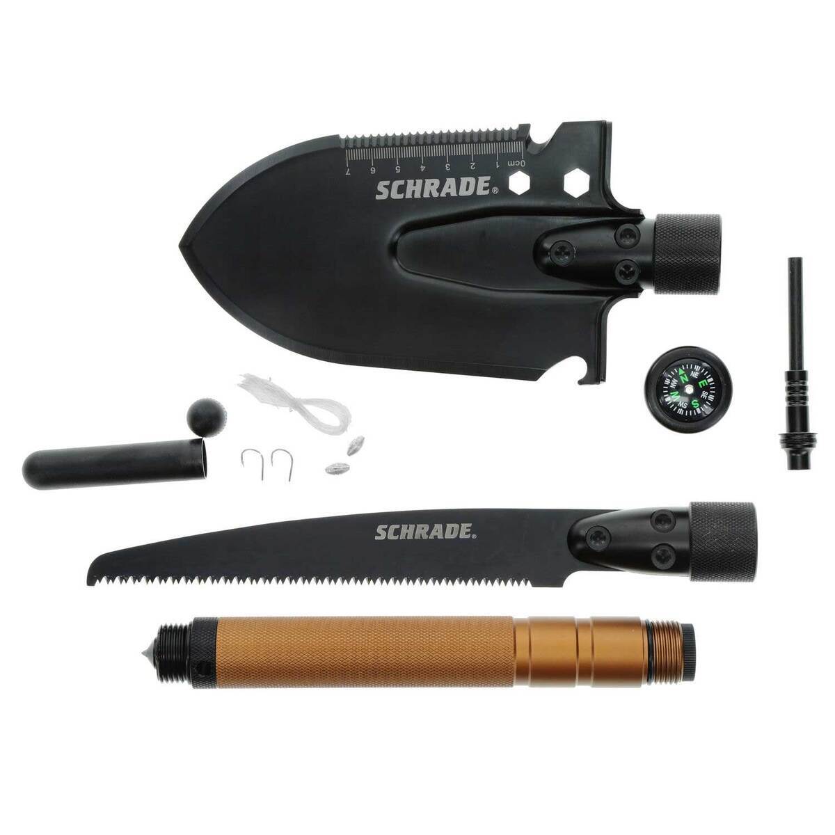Schrade Shovel Saw Combo - Black Schrade Shovel Saw Combo - Black