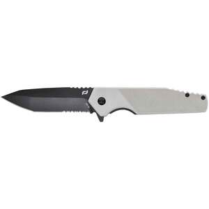 Schrade Shudder Assisted 3.5 inch Folding Knife - Gray