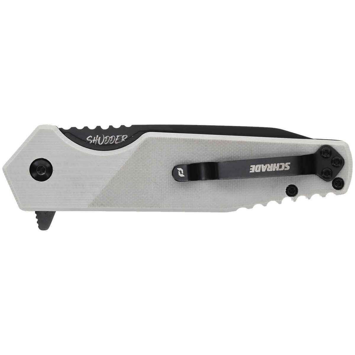 Schrade Shudder 3.5 inch Folding Knife - Gray Schrade Shudder 3.5 inch Folding Knife - Gray
