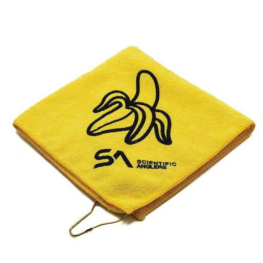 Scientific Angler Banana Hand Towel Fly Fishing Accessory - Yellow - Sportsman's Warehouse