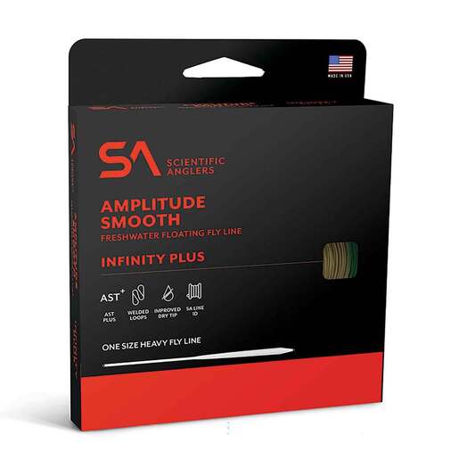 Scientific Anglers Amplitude Smooth Infinity Plus Floating Fly Fishing Line - Mist Green/Buckskin/Willow - Scientific Anglers