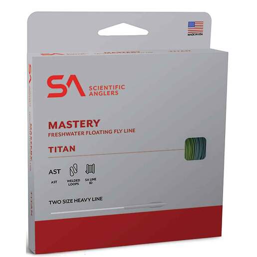 Scientific Anglers Mastery Titan Floating Fly Fishing Line - Blue/Green - Scientific Anglers