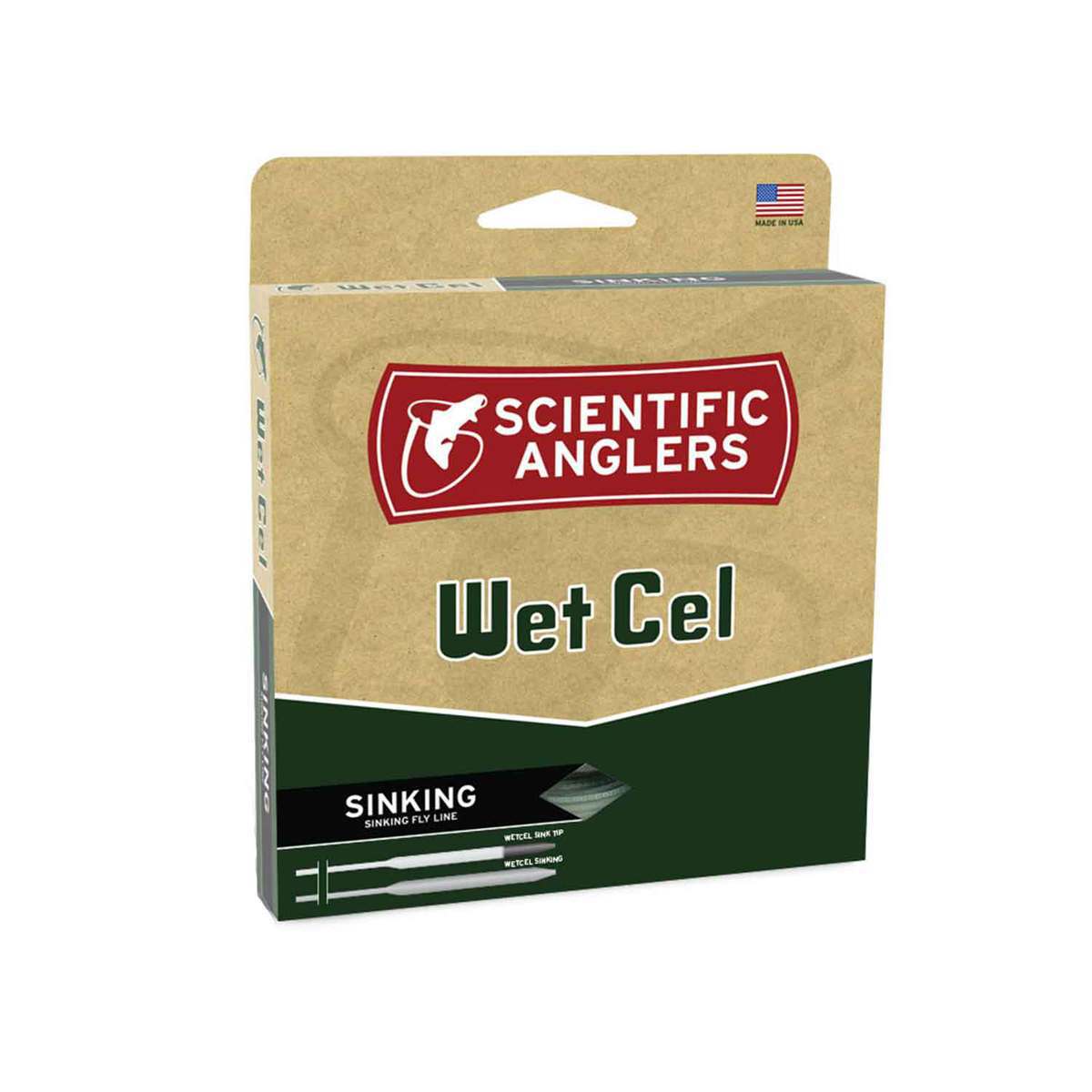 Scientific Anglers WetCel General Purpose Sink Tip Fly Fishing Line Scientific Anglers WetCel General Purpose Sink Tip Fly Fishing Line