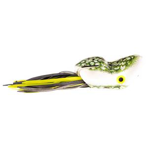 Scum Frog Popper Soft Hollow Body Frog - Natural Black/Green, 5/16oz, 2in
