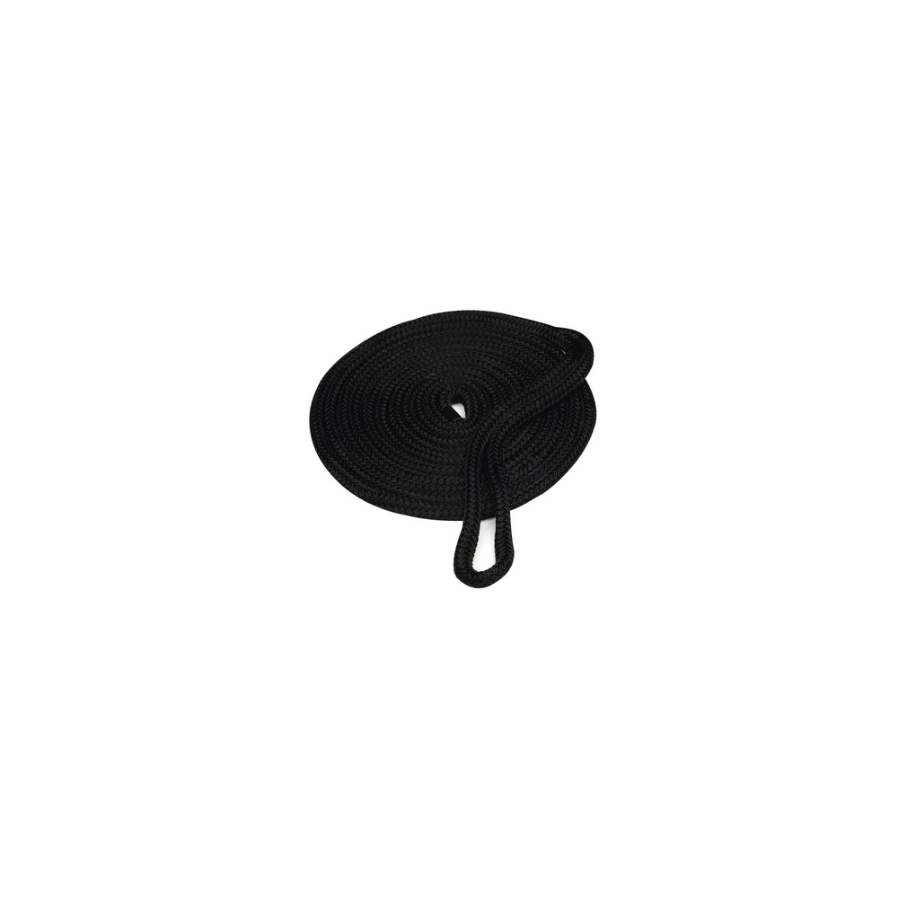 Sea Choice Dock Line Braided 3/8'X15' - Black 3/8in x 15ft Sea Choice Dock Line Braided 3/8'X15' - Black 3/8in x 15ft