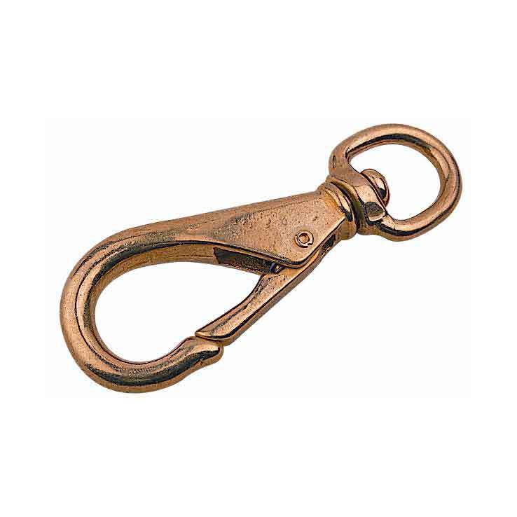 Sea Dog Brass Swivel Eye Snap Sea Dog Brass Swivel Eye Snap