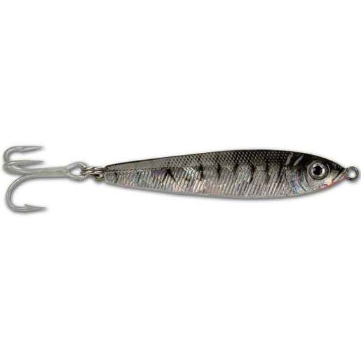 Sea Striker Gotcha Jigfish Jigging Spoon – Black/Silver Tiger sz4