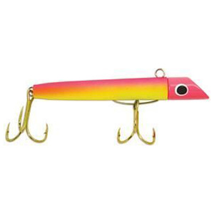 Sea Striker Original Gotcha Rip Bait - Electric Chicken/Pink Head/Gold Hooks, 1oz, 3in