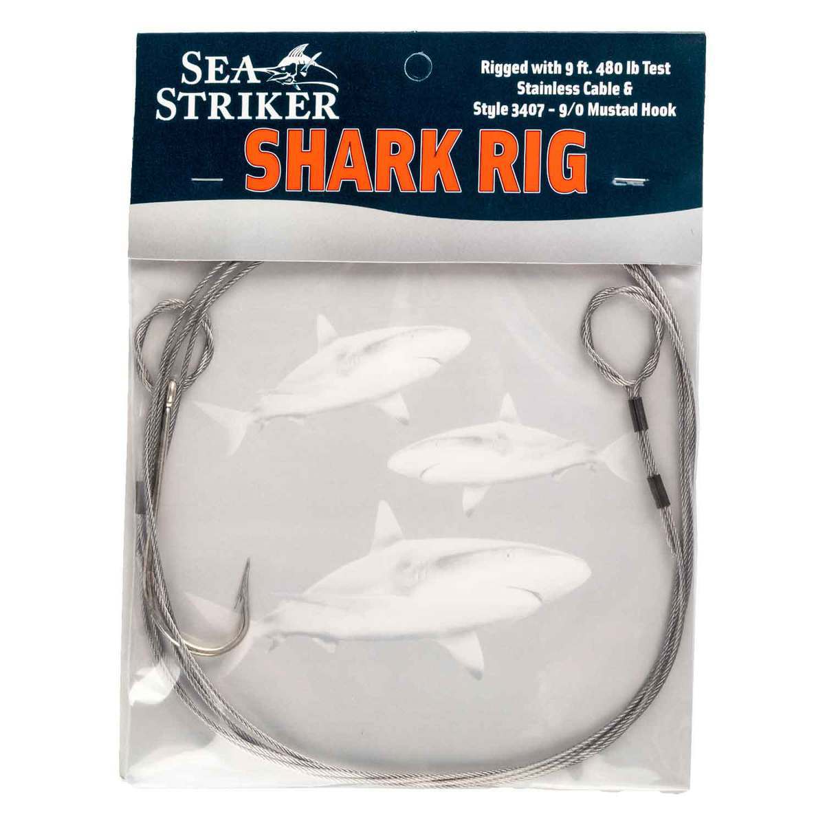 Sea Striker Shark Rig - Stainless Size 9/0 - Stainless 9/0 Sea Striker Shark Rig - Stainless Size 9/0 - Stainless 9/0