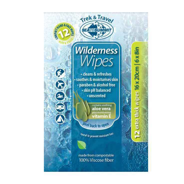 Sea To Summit Trek & Travel Wilderness Wipes - Extra Large Sea To Summit Trek & Travel Wilderness Wipes - Extra Large