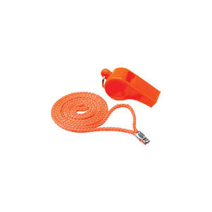 Seachoice USCG Whistle with Lanyard - Orange