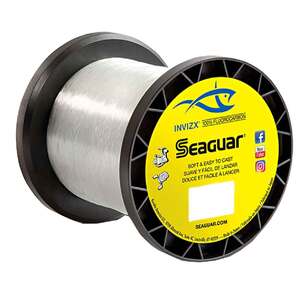 Seaguar INVIZX Fluorocarbon Fishing Line - 10lb, Clear, 1000yds