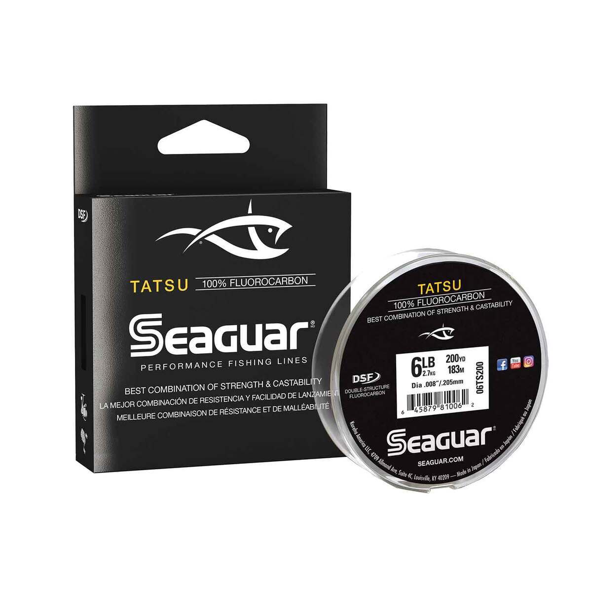 Seaguar Tatsu Fluorocarbon Fishing Line Seaguar Tatsu Fluorocarbon Fishing Line