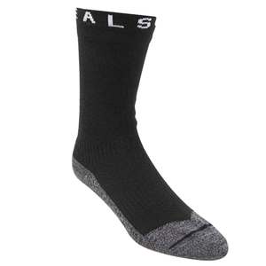 Sealskinz Men's Soft Touch Waterproof Casual Socks - Black - XL