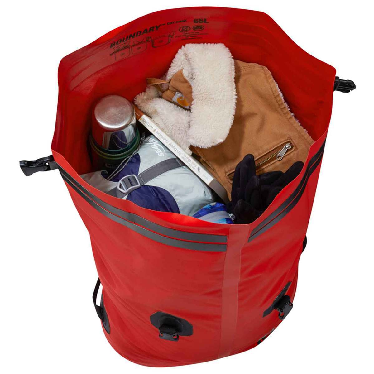 SealLine 65 Liter Boundary Dry Bag - Red - Red SealLine 65 Liter Boundary Dry Bag - Red - Red