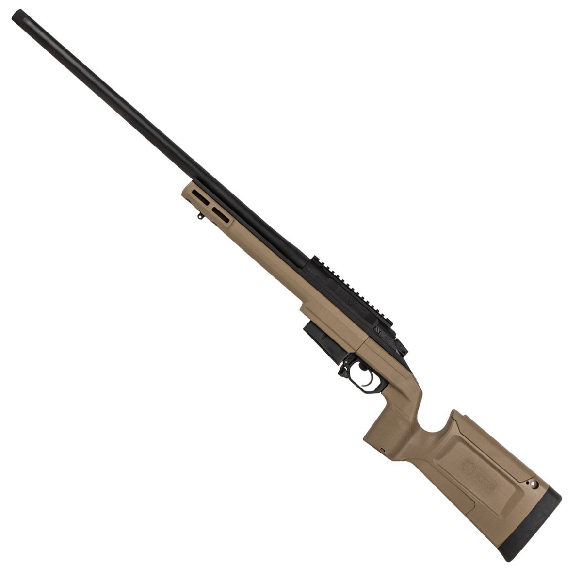 Seekins Havak Bravo Black/FDE Bolt Action Rifle - 6mm Creedmoor - Flat Dark Earth Seekins Havak Bravo Black/FDE Bolt Action Rifle - 6mm Creedmoor - Flat Dark Earth