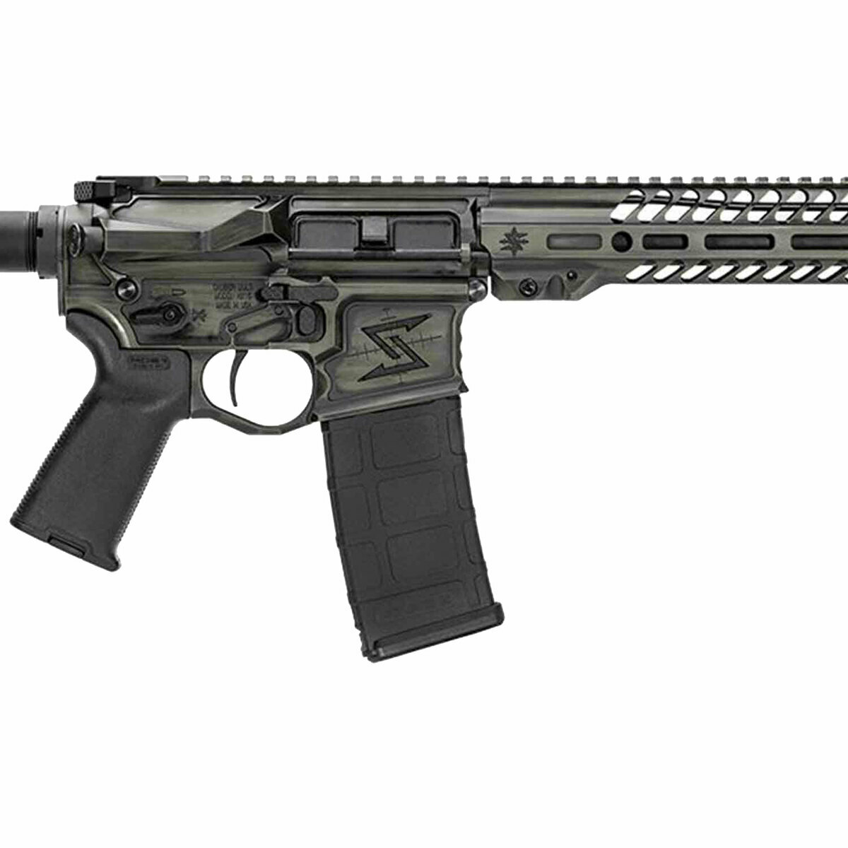 Seekins NX3G 223 Wylde 16in Black Semi Automatic Modern Sporting Rifle - 30+1 Round - Black Seekins NX3G 223 Wylde 16in Black Semi Automatic Modern Sporting Rifle - 30+1 Round - Black