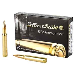 Sellier & Bellot 30-06 Springfield 147gr FMJ Rifle Ammo - 20 Rounds Sellier & Bellot 30-06 Springfield 147gr FMJ Rifle Ammo - 20 Rounds