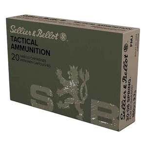 Sellier & Bellot 30-06 Springfield 150gr FMJ Rifle Ammo - 20 Rounds