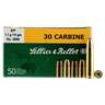 Sellier & Bellot 30 Carbine 110gr SP Rifle Ammo - 50 Rounds
