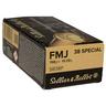Sellier & Bellot 38 Special 158gr FMJ Handgun Ammo - 50 Rounds