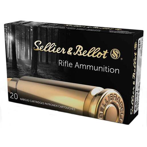 Sellier & Bellot 6.5x57mm Mauser 131gr SP Rifle Ammo Ammo - 20 Rounds 20 Rounds Ammo