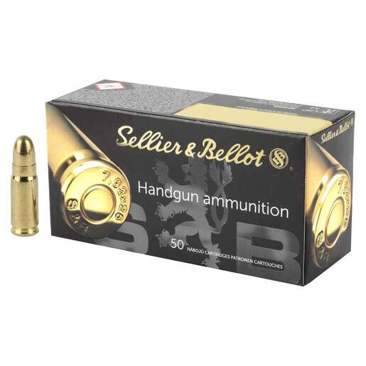 Sellier & Bellot 7.62x25mm Tokarev 85gr FMJ Handgun Ammo Ammo - 50 Rounds 50 Rounds Ammo