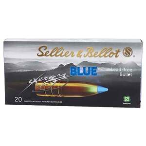 Sellier & Bellot eXergy 30-06 Springfield 165gr TAC-EX-Blue Rifle Ammo - 20 Rounds