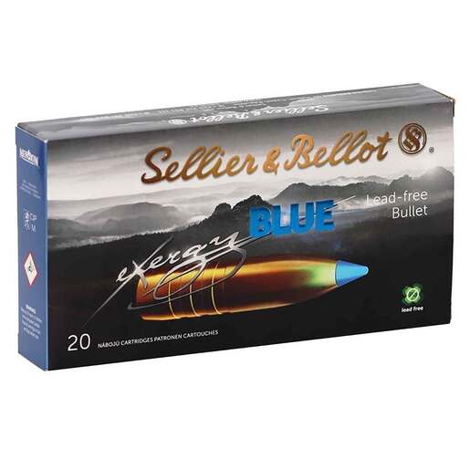 Sellier & Bellot Exergy Blue 30-06 Springfield 180gr SP Rifle Ammo Ammo - 20 Rounds 20 Rounds Ammo