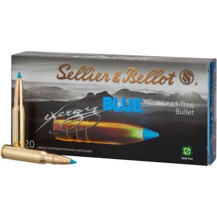 Sellier & Bellot Exergy Blue 300 AAC Blackout 110gr BT Rifle Ammo Ammo - 20 Rounds 20 Rounds Ammo