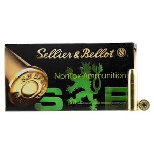 Sellier & Bellot NonTox 38 Special 158gr SP Handgun Ammo - 50 Rounds