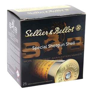 Sellier & Bellot 12 Gauge 2-5/8in #2 Rubber Ball Target Shotshells - 25 Rounds