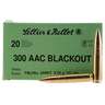 Sellier & Bellot Tactical 300 AAC Blackout 147gr FMJ Rifle Ammo - 20 Rounds