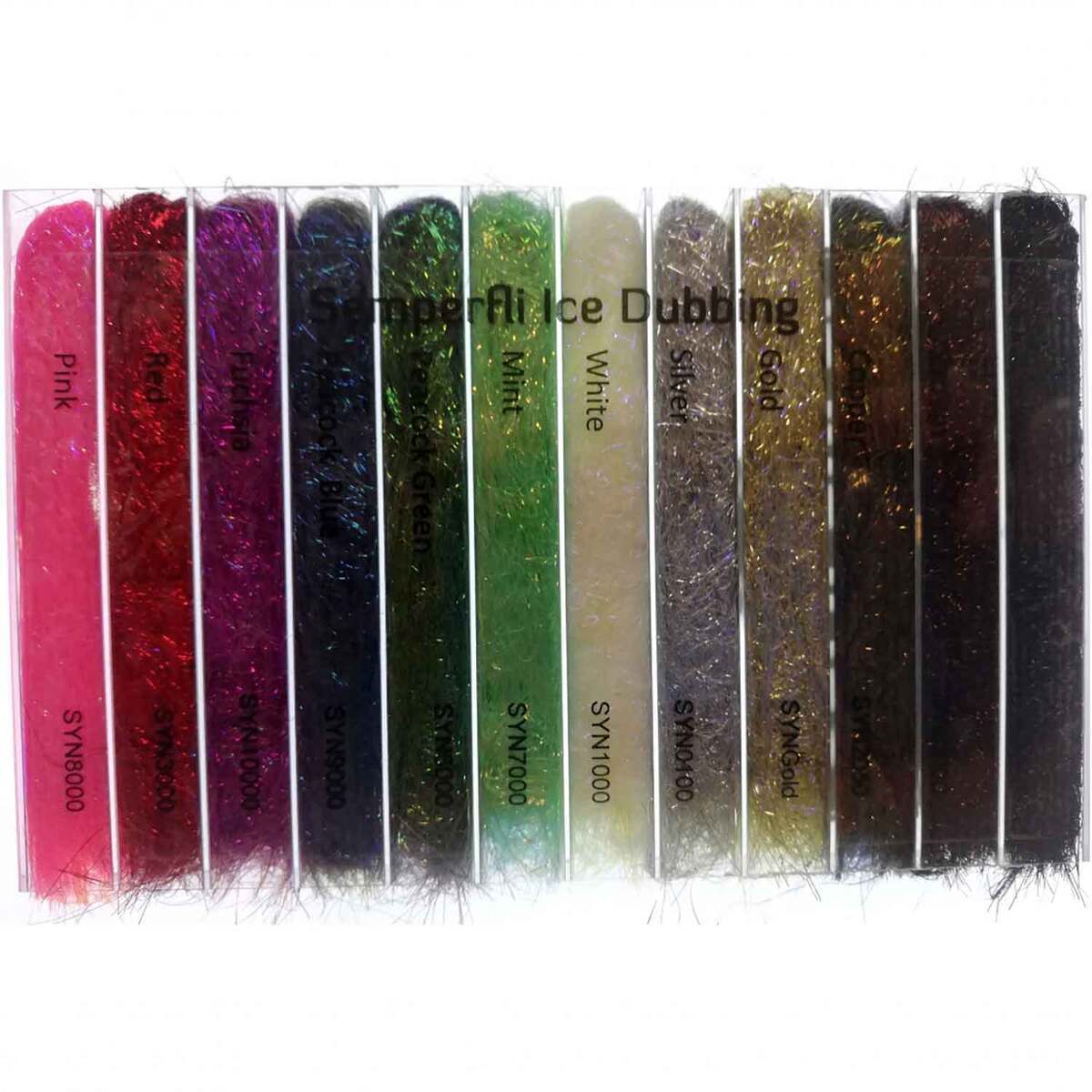 Semperfli Ice Dubbing Dispenser Fly Tying Synthetics - Assorted - Assorted Semperfli Ice Dubbing Dispenser Fly Tying Synthetics - Assorted - Assorted