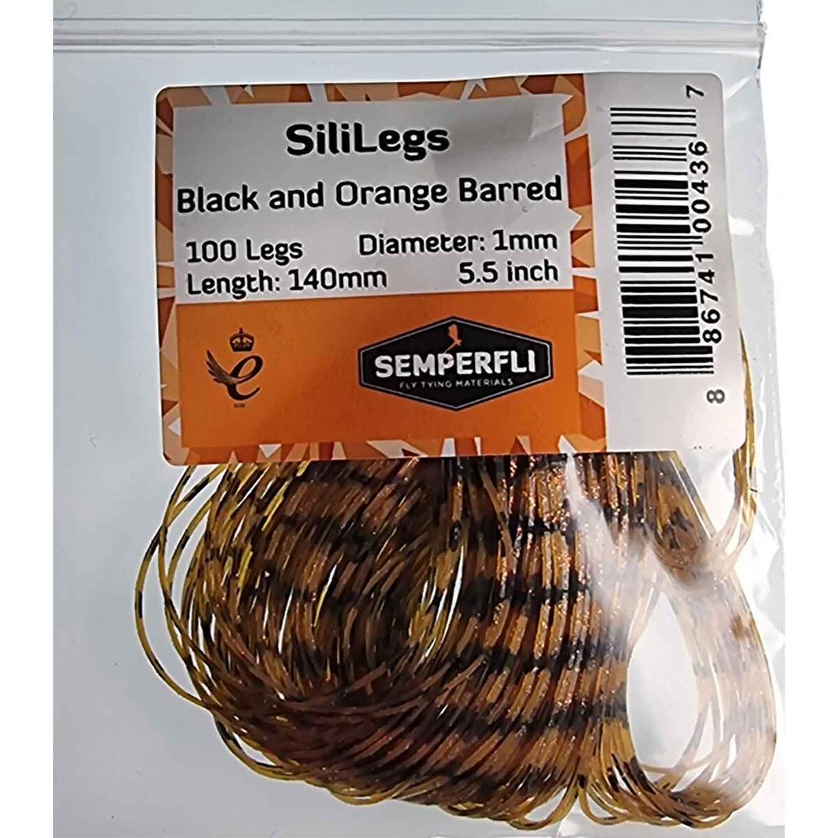 Semperfli SiliLegs Fly Tying Synthetic - 100 Pack Semperfli SiliLegs Fly Tying Synthetic - 100 Pack