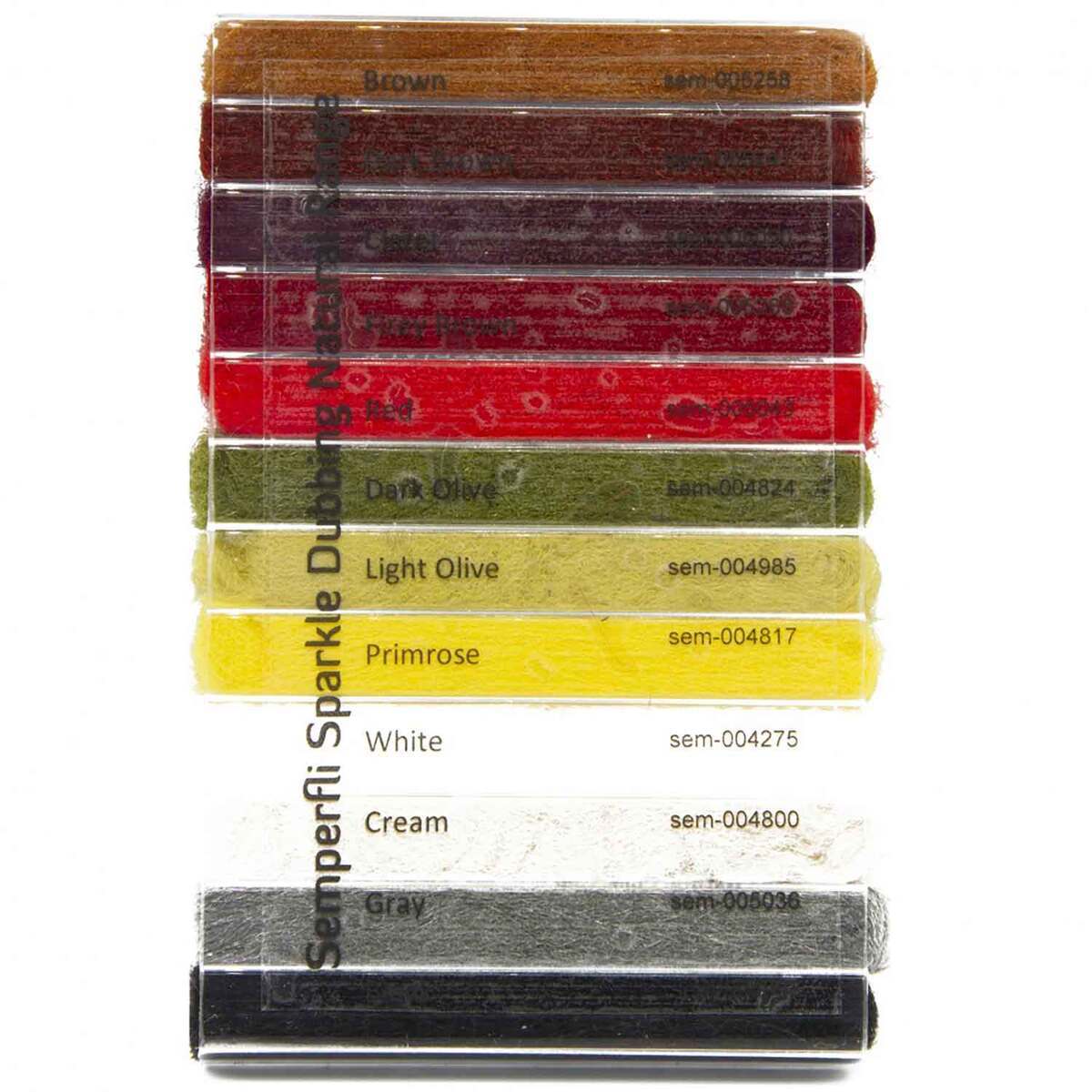 Semperfli Sparkle Dispenser Natural Dubbing Assortment - Assorted, 2in, 1 Pack - Assorted Semperfli Sparkle Dispenser Natural Dubbing Assortment - Assorted, 2in, 1 Pack - Assorted