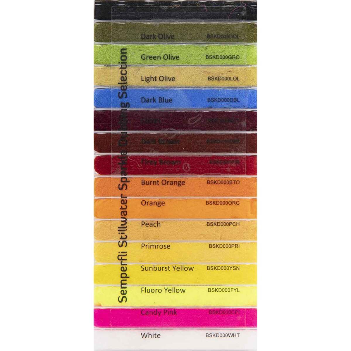 Semperfli Sparkle Dispenser Stillwater Dubbing Assortment - Assorted, 2in, 1 Pack - Assorted Semperfli Sparkle Dispenser Stillwater Dubbing Assortment - Assorted, 2in, 1 Pack - Assorted