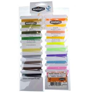 Semperfli Suede Chenille Fly Tying Synthetic Assortment