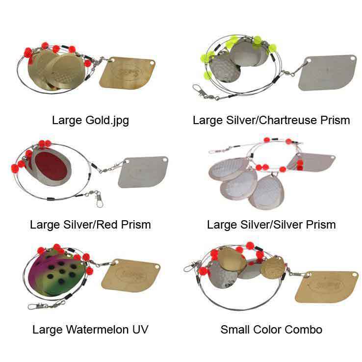 Seps Colorado Blades Pro Flasher Lake Troll - Large Gold - Large Gold Seps Colorado Blades Pro Flasher Lake Troll - Large Gold - Large Gold