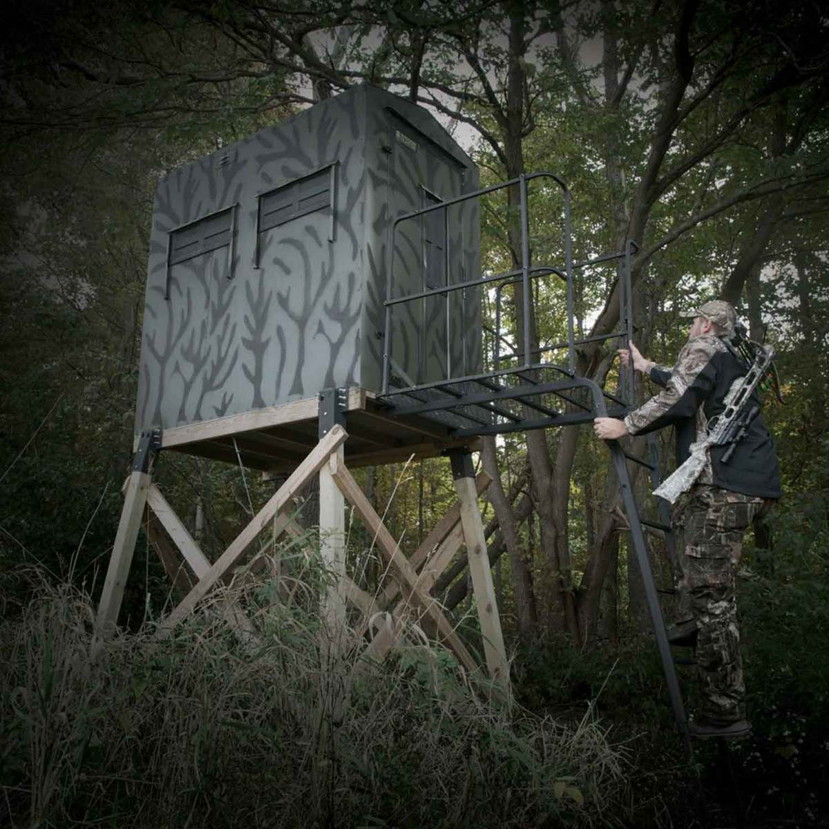 Shadow Hunter Adjustable Ladder Platform Shadow Hunter Adjustable Ladder Platform