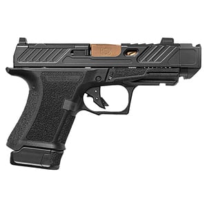Shadow Systems CR920 Combat 9mm Luger 3.75in Black/Bronze Nitride Pistol - 13+1 Rounds